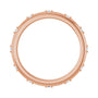 Sapphire Row Natural Diamond Celestial Eternity Band - 14K Rose Gold, 1.1 mm, 6 (view 2)