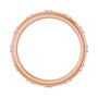Sapphire Row Natural Diamond Celestial Eternity Band - 14K Rose Gold, 1.1 mm, 6.5 (view 2)