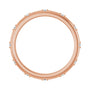 Sapphire Row Natural Diamond Celestial Eternity Band - 14K Rose Gold, 1.1 mm, 7.5 (view 2)
