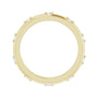 Sapphire Row Natural Diamond Celestial Eternity Band - 14K Yellow Gold, 1.5 mm, 4 (view 2)