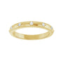 Sapphire Row Natural Diamond Celestial Eternity Band - 14K Yellow Gold, 1.5 mm, 7 (view 3)