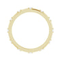 Sapphire Row Natural Diamond Celestial Eternity Band - 14K Yellow Gold, 1.5 mm, 8 (view 2)
