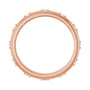 Sapphire Row Lab-Grown Diamond Celestial Eternity Band - 14K Rose Gold (view 2)