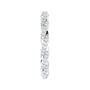 Sapphire Row Natural Diamond Twisted Pavé Eternity Band - Platinum (view 4)