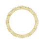 Sapphire Row Natural Diamond Twisted Pavé Eternity Band - 14K Yellow Gold (view 2)