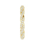 Sapphire Row Natural Diamond Twisted Pavé Eternity Band - 14K Yellow Gold (view 4)