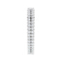 Sapphire Row Natural Diamond Double-Row Eternity Band - 14K White Gold (view 4)