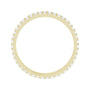 Sapphire Row Natural Diamond Double-Row Eternity Band - 14K Yellow Gold (view 2)