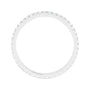 Sapphire Row Natural Diamond Double-Row Eternity Band - Platinum (view 2)