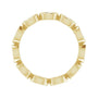 Sapphire Row Natural Diamond Marquise Station Band - 14K Yellow Gold, 3.5 × 1.75 mm, 7 (view 2)