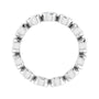 Sapphire Row Natural Diamond Marquise Station Band - 14K White Gold, 3 × 1.5 mm, 5 (view 2)