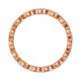 Sapphire Row Natural Diamond Marquise Station Band - 14K Rose Gold, 3 × 1.5 mm, 7 (view 2)