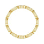 Sapphire Row Natural Diamond Marquise Station Band - 14K Yellow Gold, 4 × 2 mm, 7 (view 2)