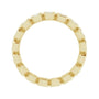 Sapphire Row Lab-Grown Diamond Asscher Station Band - 14K Yellow Gold, 2 × 2 mm, 5 (view 2)