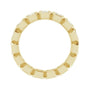Sapphire Row Lab-Grown Diamond Asscher Station Band - 14K Yellow Gold, 2.5 × 2.5 mm, 5 (view 2)