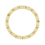 Sapphire Row Lab-Grown Diamond Marquise Station Band - 14K Yellow Gold, 3 × 1.5 mm, 6 (view 2)