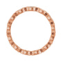 Sapphire Row Lab-Grown Diamond Marquise Station Band - 14K Rose Gold, 3.5 × 1.75 mm, 7 (view 2)