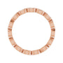 Sapphire Row Lab-Grown Diamond Marquise Station Band - 14K Rose Gold, 3 × 1.5 mm, 6 (view 2)