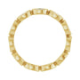 Sapphire Row Lab-Grown Diamond Marquise Station Band - 14K Yellow Gold, 4 × 2 mm, 7 (view 2)