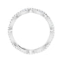 Sapphire Row Natural Diamond Infinity Pavé Eternity Band - Platinum, 5.5 (view 2)