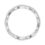 Sapphire Row Natural Diamond Infinity Pavé Eternity Band - Platinum, 7 (view 2)