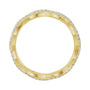 Sapphire Row Natural Diamond Infinity Pavé Eternity Band - 14K Yellow Gold, 7 (view 2)