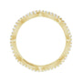Sapphire Row Natural Diamond Infinity Pavé Eternity Band - 14K Yellow Gold, 5.5 (view 2)