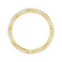Sapphire Row Natural Diamond Infinity Pavé Eternity Band - 14K Yellow Gold, 6.5 (view 2)