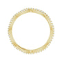 Sapphire Row Natural Diamond Infinity Pavé Eternity Band - 14K Yellow Gold, 7.5 (view 2)