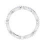 Sapphire Row Lab-Grown Diamond Infinity Pavé Eternity Band - 14K White Gold, 5 (view 2)
