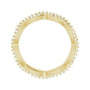 Sapphire Row Lab-Grown Diamond Infinity Pavé Eternity Band - 14K Yellow Gold, 4 (view 2)