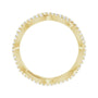 Sapphire Row Lab-Grown Diamond Infinity Pavé Eternity Band - 14K Yellow Gold, 5 (view 2)