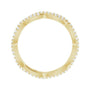 Sapphire Row Lab-Grown Diamond Infinity Pavé Eternity Band - 14K Yellow Gold, 6 (view 2)