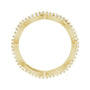 Sapphire Row Lab-Grown Diamond Infinity Pavé Eternity Band - 14K Yellow Gold, 4.5 (view 2)