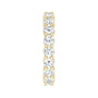 Sapphire Row Natural Diamond Shared-Prong Eternity Band - 14K Yellow Gold (view 4)