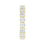 Sapphire Row Lab-Grown Diamond Shared-Prong Eternity Band - 14K Yellow Gold, 4 (view 4)