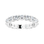 Sapphire Row Lab-Grown Diamond Shared-Prong Eternity Band - Platinum, 4 (view 3)