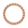 Sapphire Row Natural Diamond Round Eternity Band - 14K Rose Gold, 2.25 mm, 4.5 (view 2)