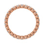 Sapphire Row Natural Diamond Round Eternity Band - 14K Rose Gold, 2.25 mm, 6.5 (view 2)