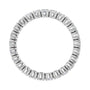 Sapphire Row Natural Diamond Round Eternity Band - 14K White Gold, 2.5 mm, 7.5 (view 2)