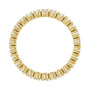 Sapphire Row Natural Diamond Round Eternity Band - 14K Yellow Gold, 2.25 mm, 6 (view 2)