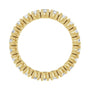 Sapphire Row Natural Diamond Round Eternity Band - 14K Yellow Gold, 2.5 mm, 4.5 (view 2)