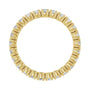 Sapphire Row Natural Diamond Round Eternity Band - 14K Yellow Gold, 2.5 mm, 7.5 (view 2)