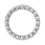 Sapphire Row Natural Diamond Round Eternity Band - Platinum, 3 mm, 5 (view 2)