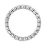 Sapphire Row Natural Diamond Round Eternity Band - Platinum, 2.5 mm, 5 (view 2)