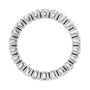 Sapphire Row Natural Diamond Round Eternity Band - Platinum, 3 mm, 7.5 (view 2)