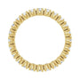Sapphire Row Natural Diamond Round Eternity Band - 14K Yellow Gold, 2.25 mm, 4.5 (view 2)