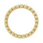 Sapphire Row Natural Diamond Round Eternity Band - 14K Yellow Gold, 2.25 mm, 5.5 (view 2)