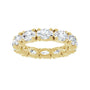 Sapphire Row Lab-Grown Diamond Oval Eternity Band - 14K Yellow Gold, 5 × 3.5 mm, 5 (view 3)