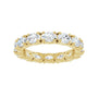 Sapphire Row Lab-Grown Diamond Oval Eternity Band - 14K Yellow Gold, 5 × 3.5 mm, 8 (view 3)